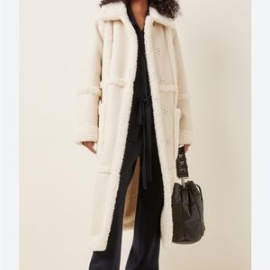 LAST CALL- Stand Studio Patrice Faux Shearling Coat